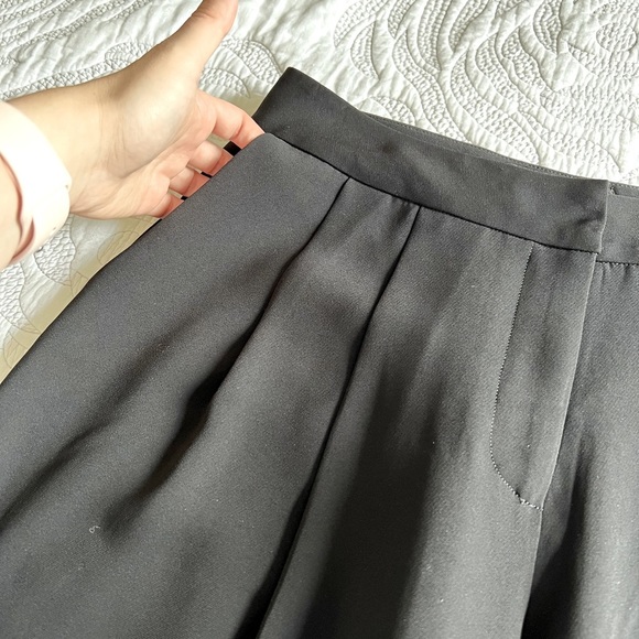 Yigal Azrouel - Wide Leg Pants w/ Pleats - Black - Picture 5 of 11